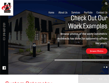 Tablet Screenshot of optometricarchitects.com